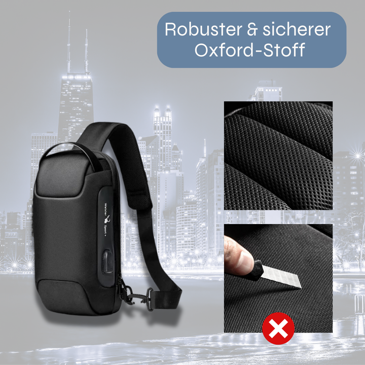 CityMove™ - Männertasche Crossbody mit USB und Anti-Diebstahl