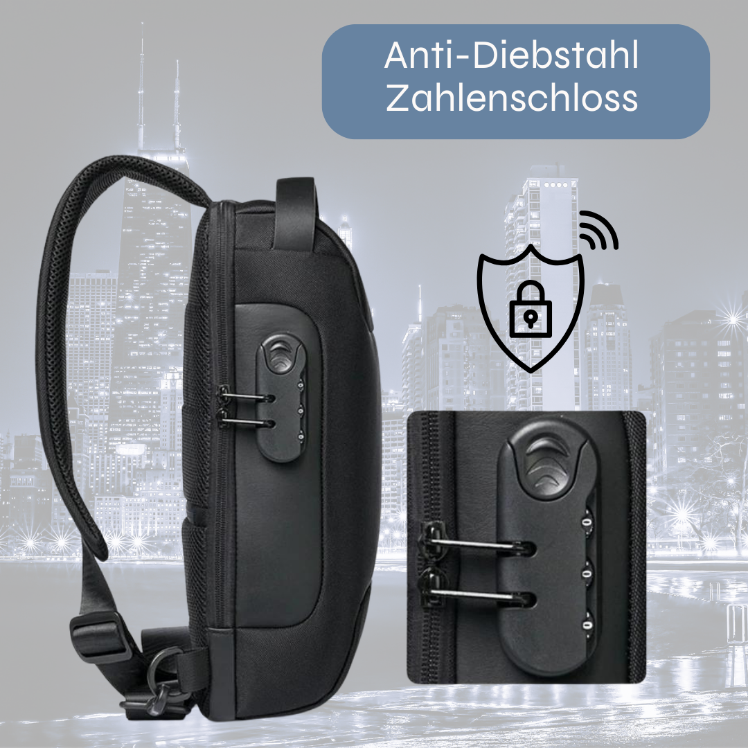 CityMove™ - Männertasche Crossbody mit USB und Anti-Diebstahl