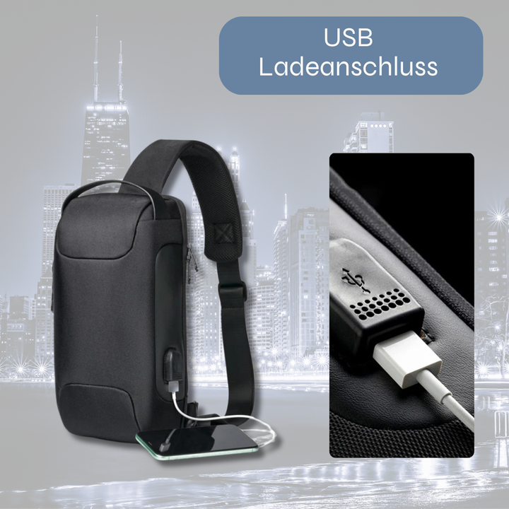 CityMove™ - Männertasche Crossbody mit USB und Anti-Diebstahl