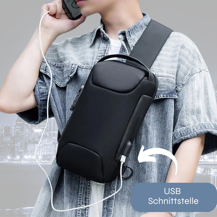 CityMove™ - Männertasche Crossbody mit USB und Anti-Diebstahl