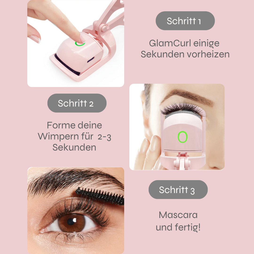 GlamCurl™ - Perfekt Geformte Wimpern!