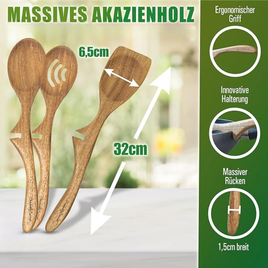 MagicSpoon™ Kochlöffelset mit innovativem Halter