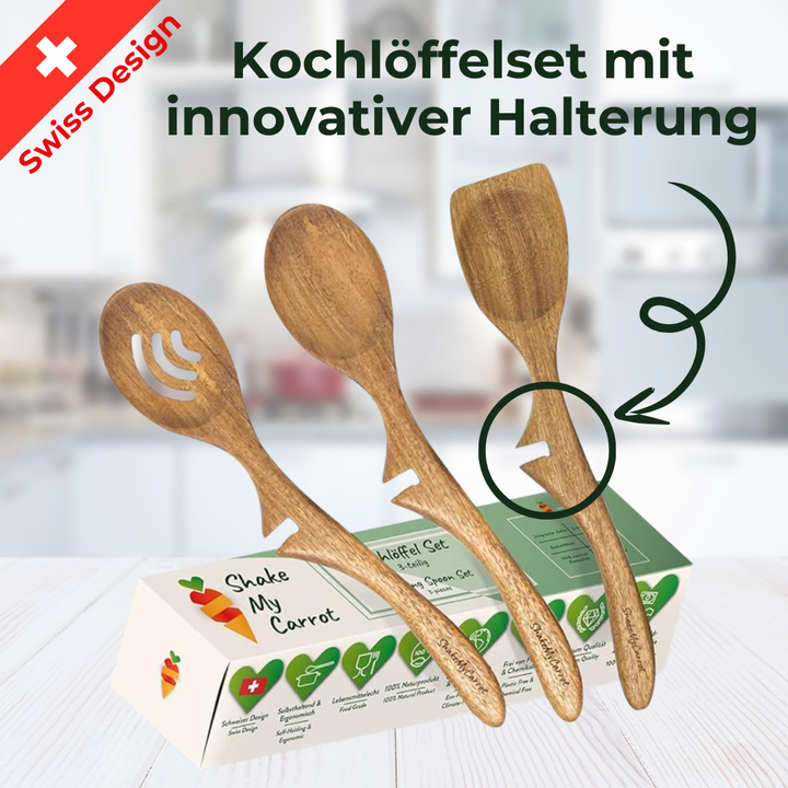 MagicSpoon™ Kochlöffelset mit innovativem Halter